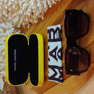 Marc Jacobs 🔥 NWT 🔥 MARC 646/S Sunglasses Tortoise ZERO SCRATCHES